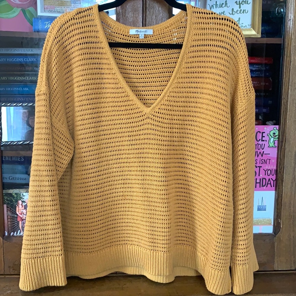 Madewell Mustard Sweater